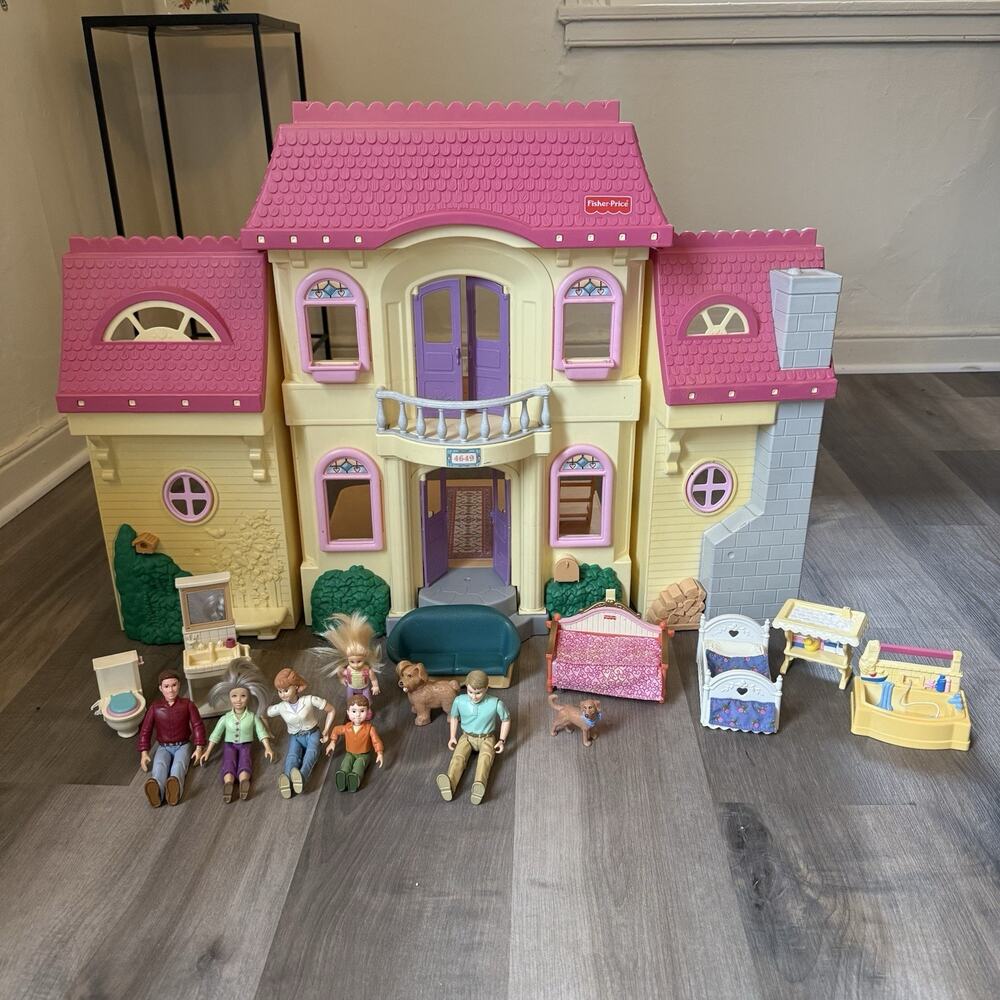 Fisher-Price Loving Family Grand Dollhouse Vintage 1997 #4649 People Accessories